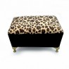 Velour Couch Jewelry Organizer Box With Mirror- cheetah